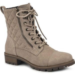 White Mountain Dashing Gray Boots w/ Side Zippers Size 10